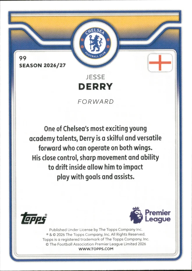 Jesse Derry card back