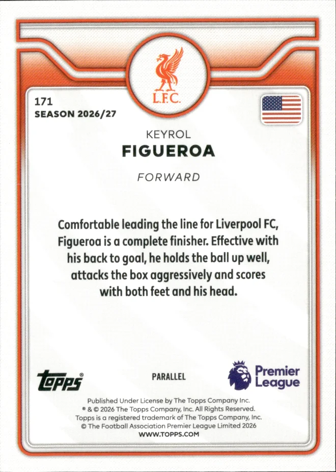 Keyrol Figueroa card back
