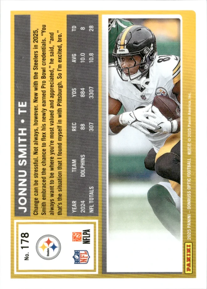 Jonnu Smith card back