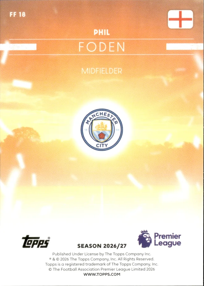 Phil Foden card back