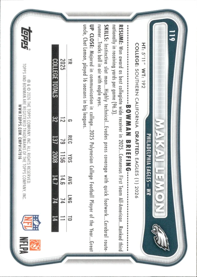 Makai Lemon card back