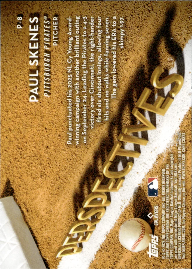 Paul Skenes card back
