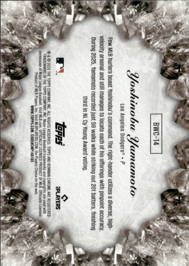 Yoshinobu Yamamoto card back