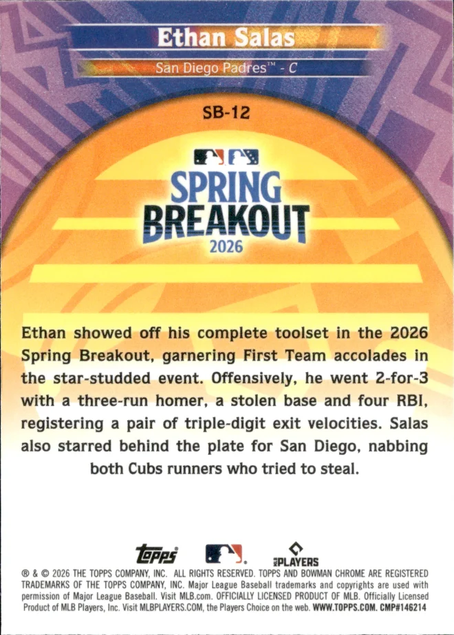 Ethan Salas card back