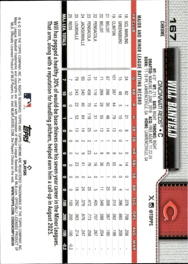 Will Banfield card back