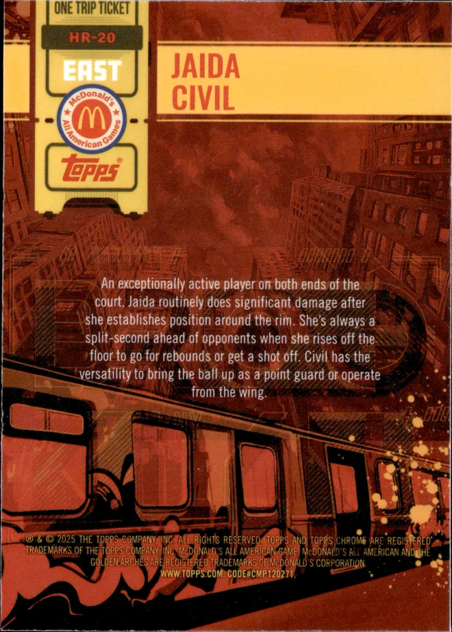 Jaida Civil card back