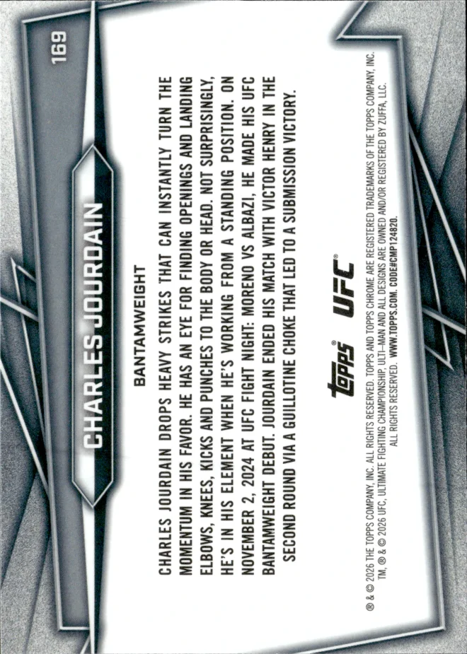 Charles Jourdain card back