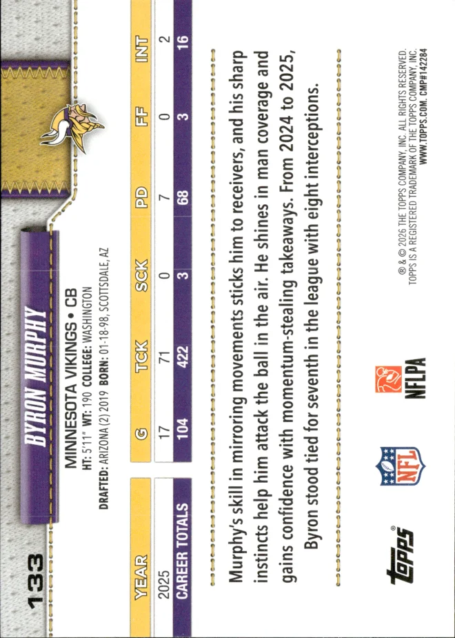 Byron Murphy card back