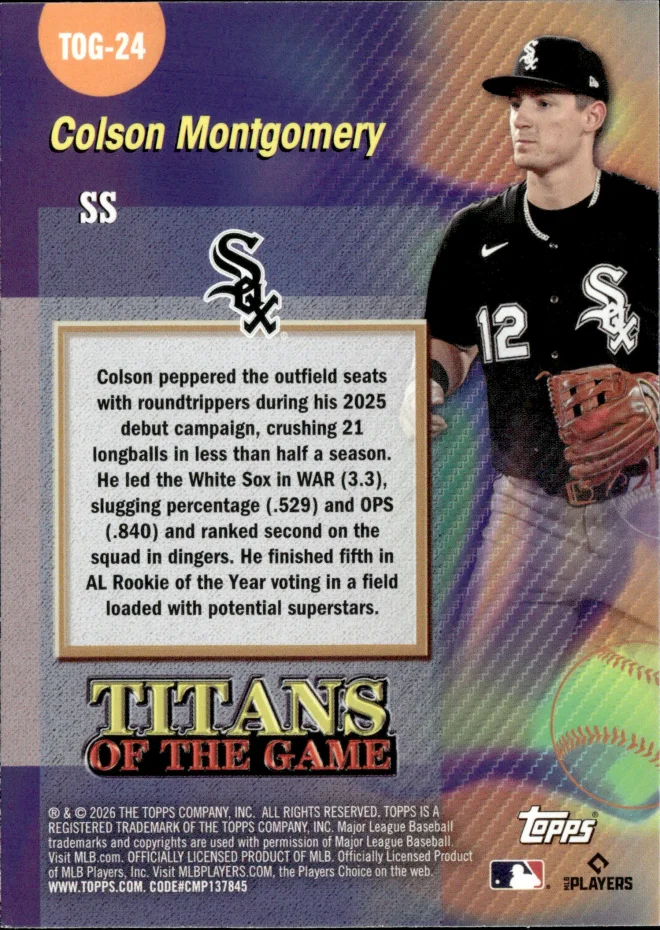 Colson Montgomery card back