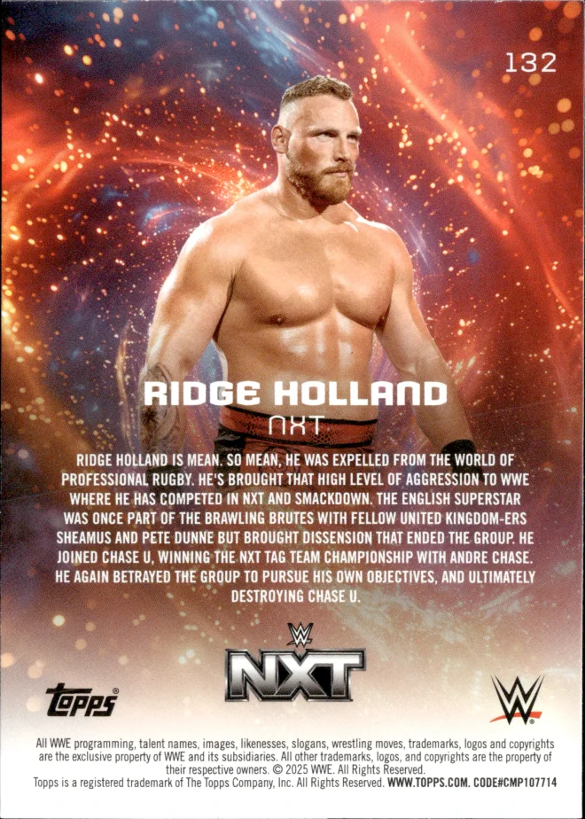Ridge Holland card back