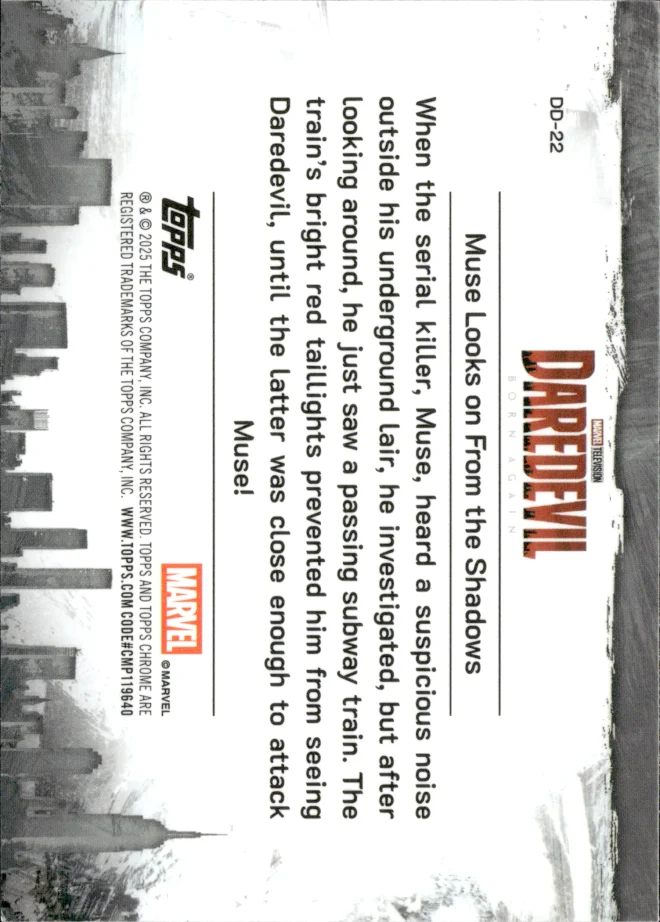 Muse card back
