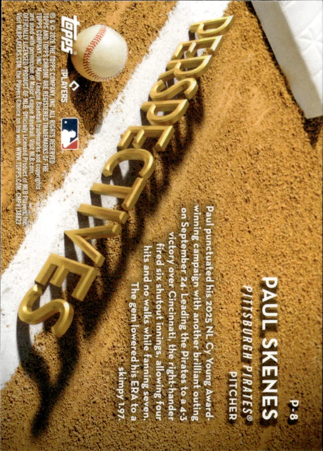 Paul Skenes card back