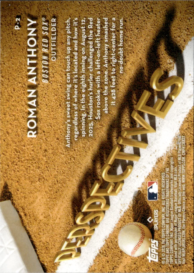 Roman Anthony card back
