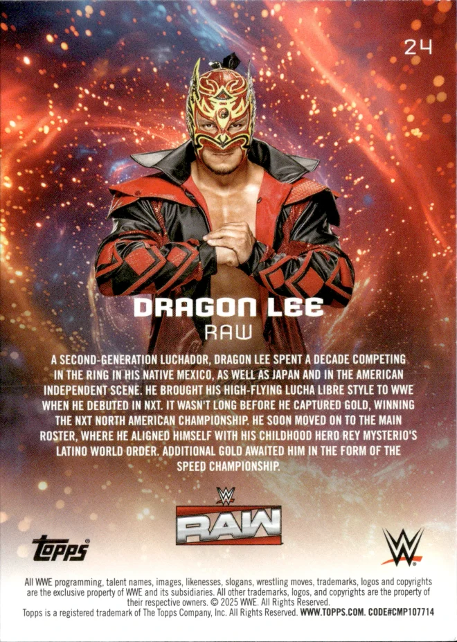 Dragon Lee card back