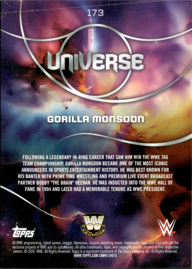 Gorilla Monsoon card back