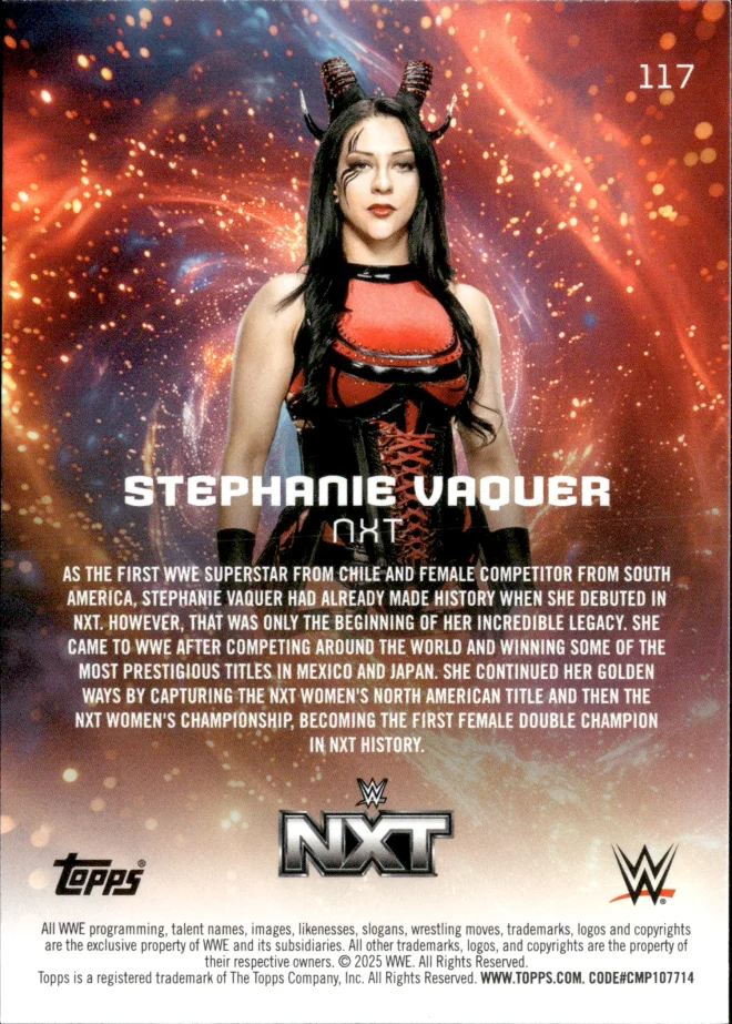 Stephanie Vaquer card back