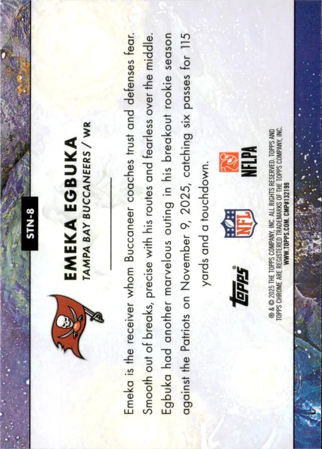 Emeka Egbuka card back