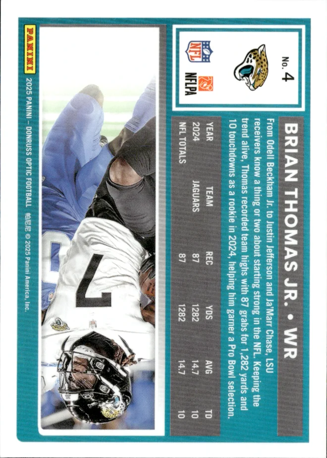 Brian Thomas Jr. card back
