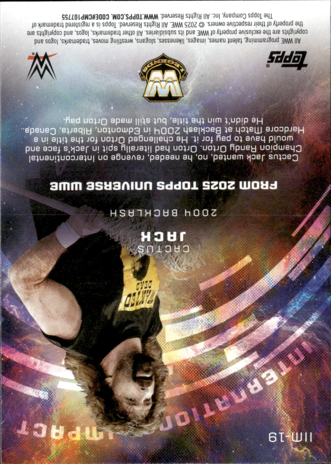 Cactus Jack card back