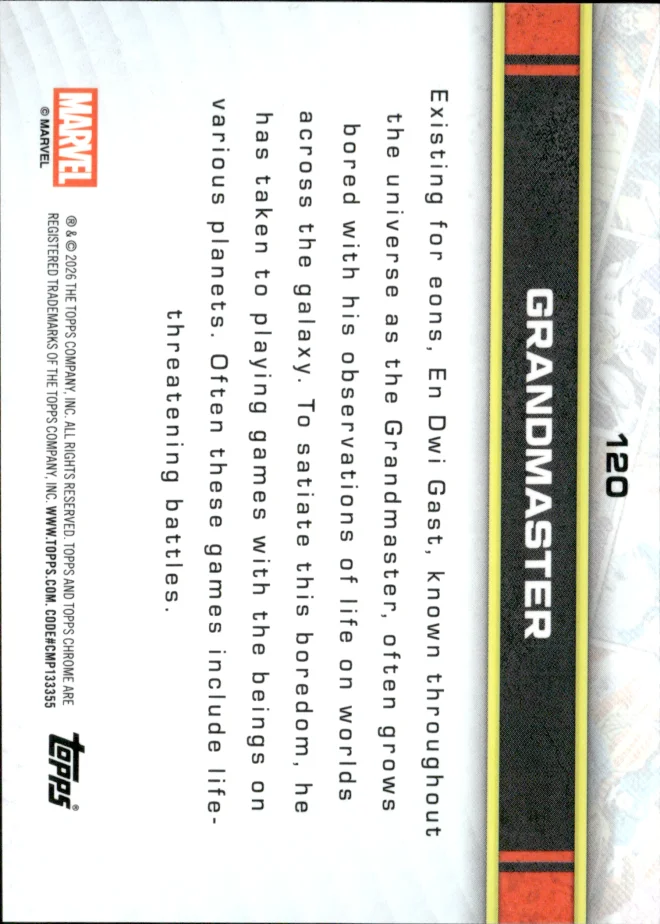 Grandmaster card back