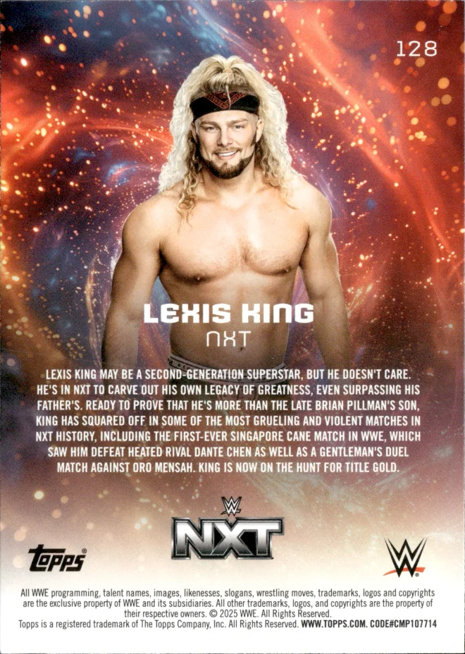 Lexis King card back