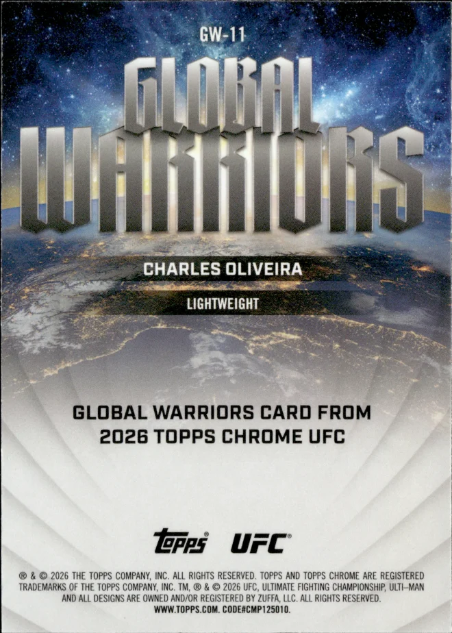 Charles Oliveira card back