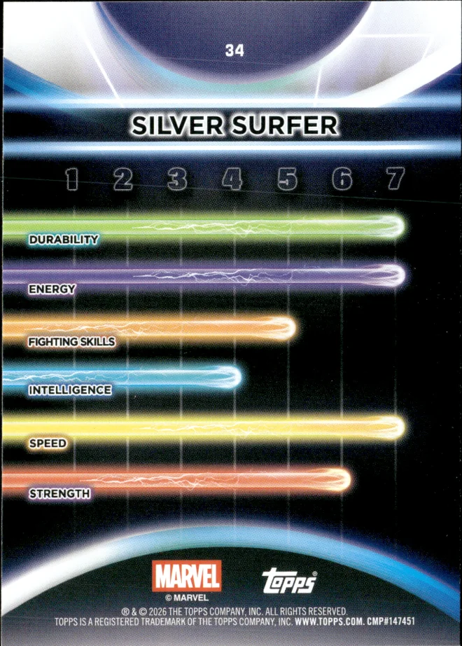 Silver Surfer card back