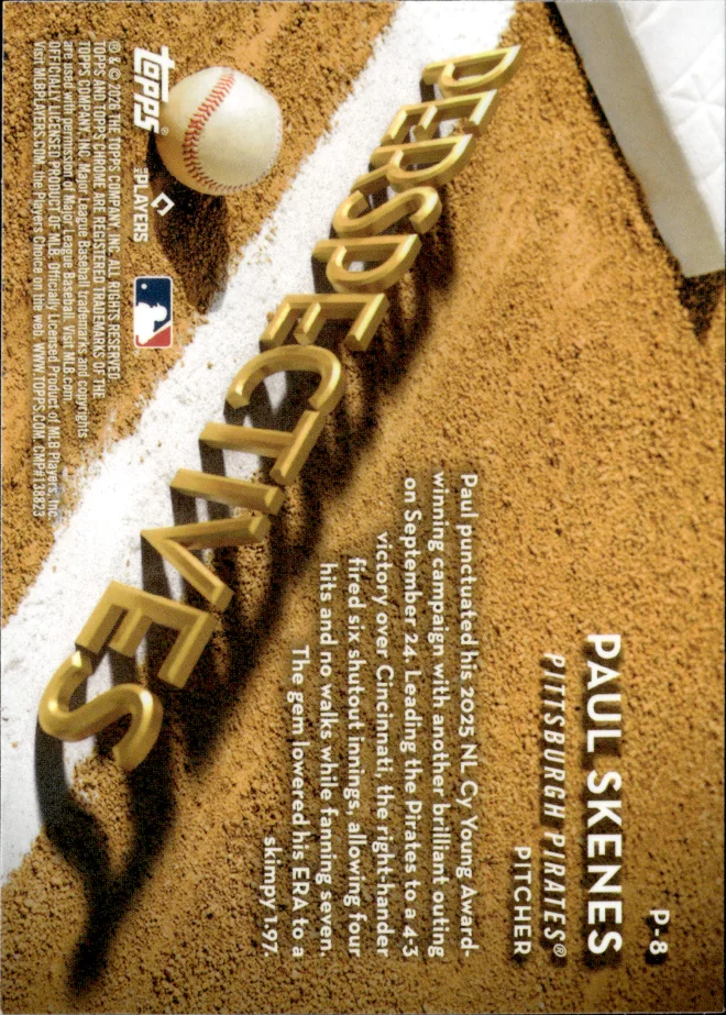 Paul Skenes card back