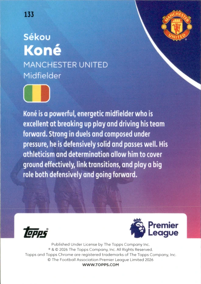 Sékou Koné card back