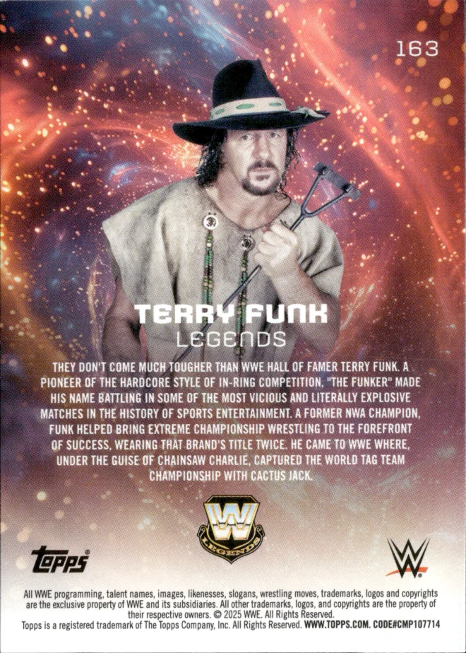 Terry Funk card back