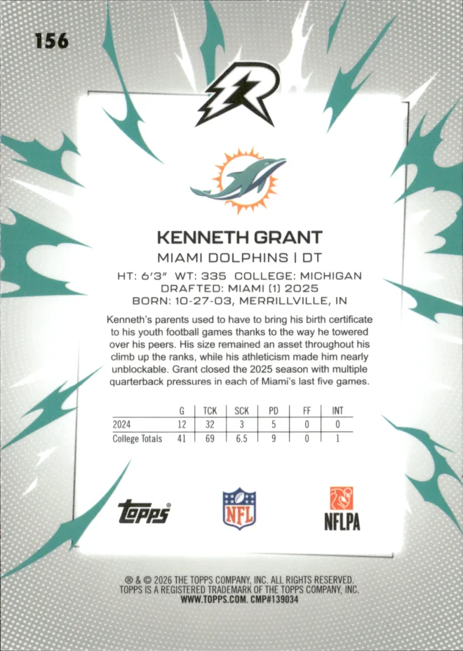 Kenneth Grant card back