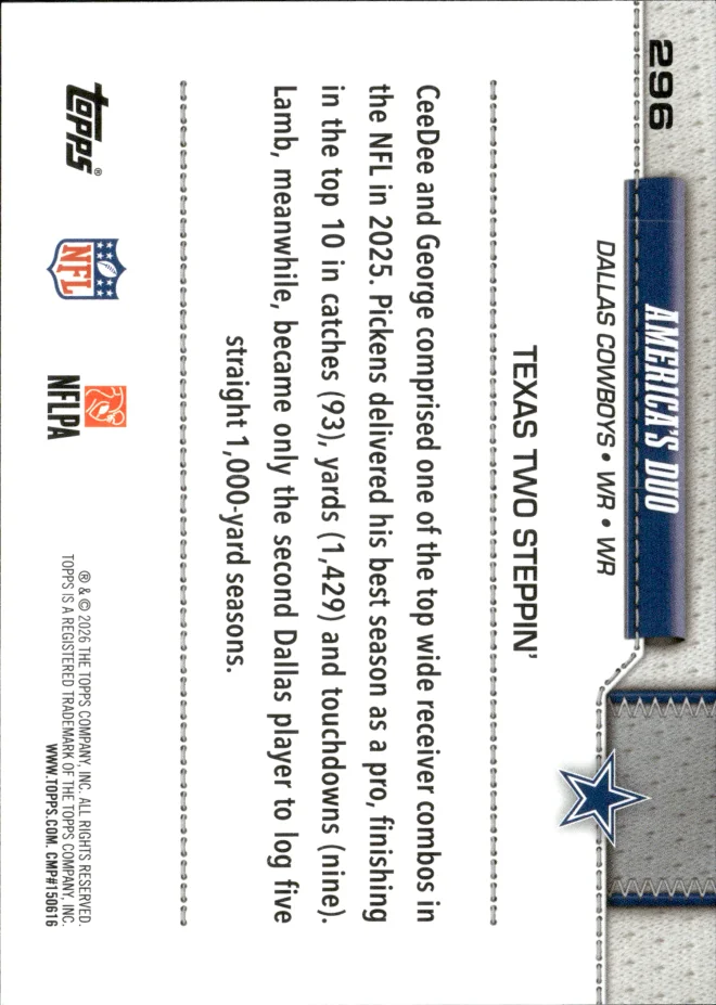Card 6 card back