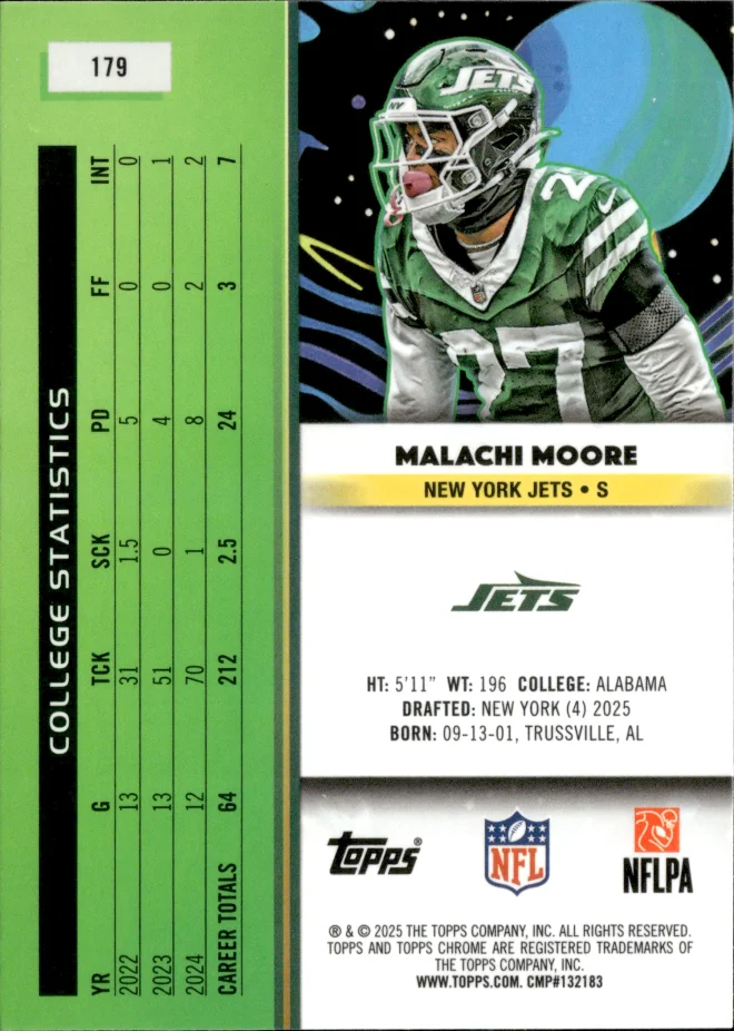 Malachi Moore card back