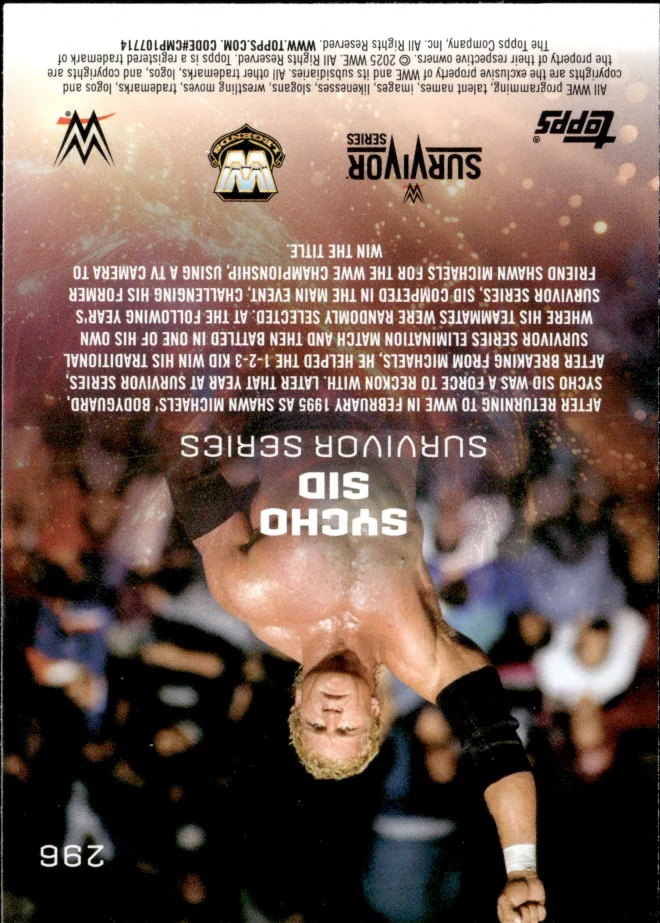 Sycho Sid card back