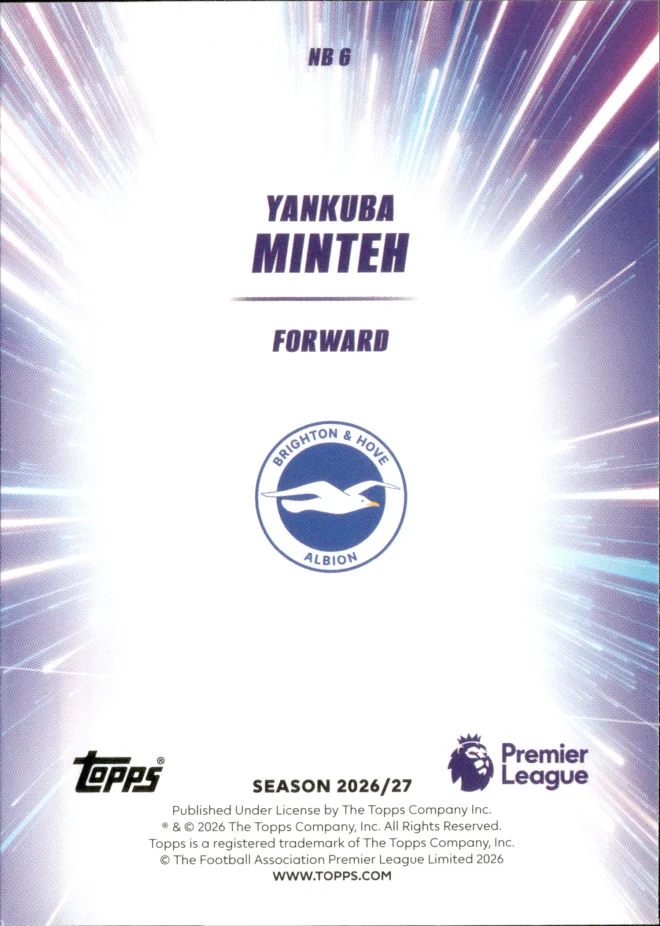 Yankuba Minteh card back