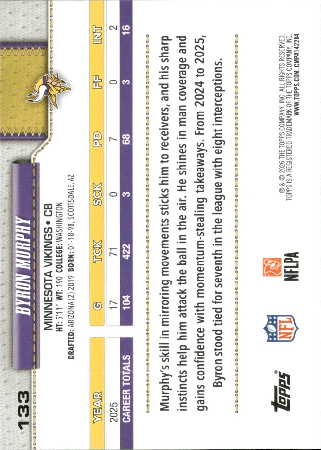 Byron Murphy card back