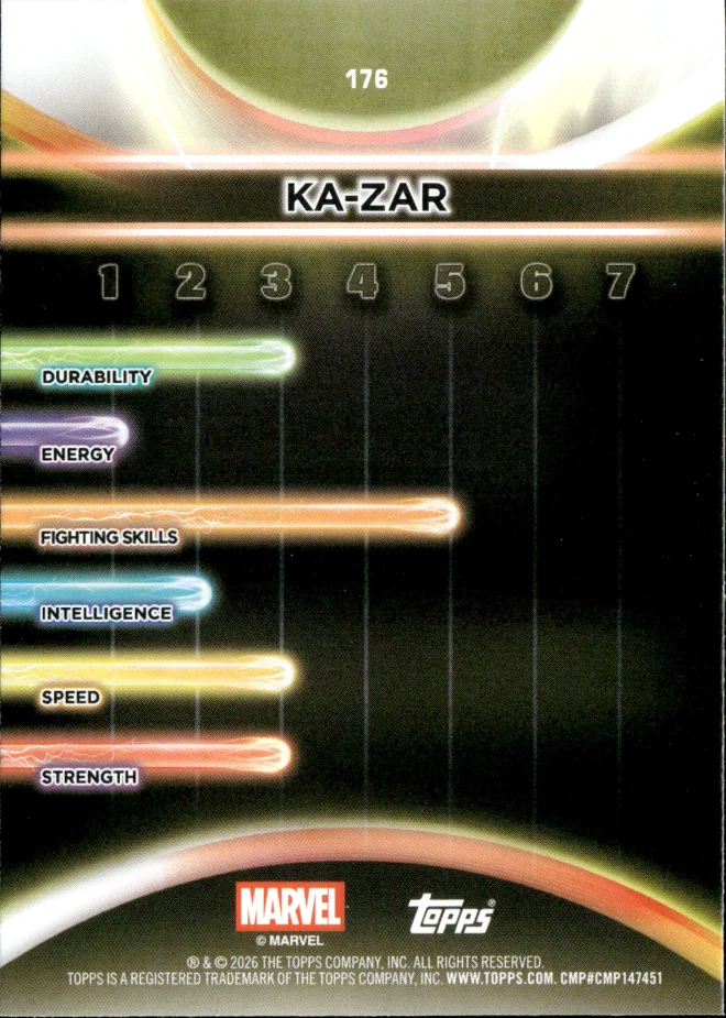 Ka-Zar card back
