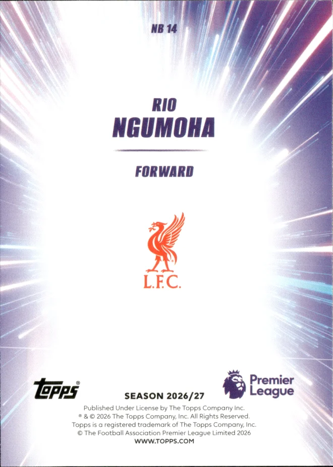 Rio Ngumoha card back
