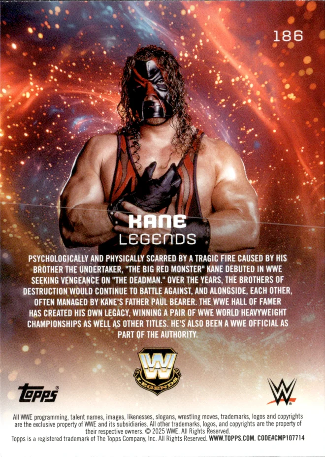 Kane card back