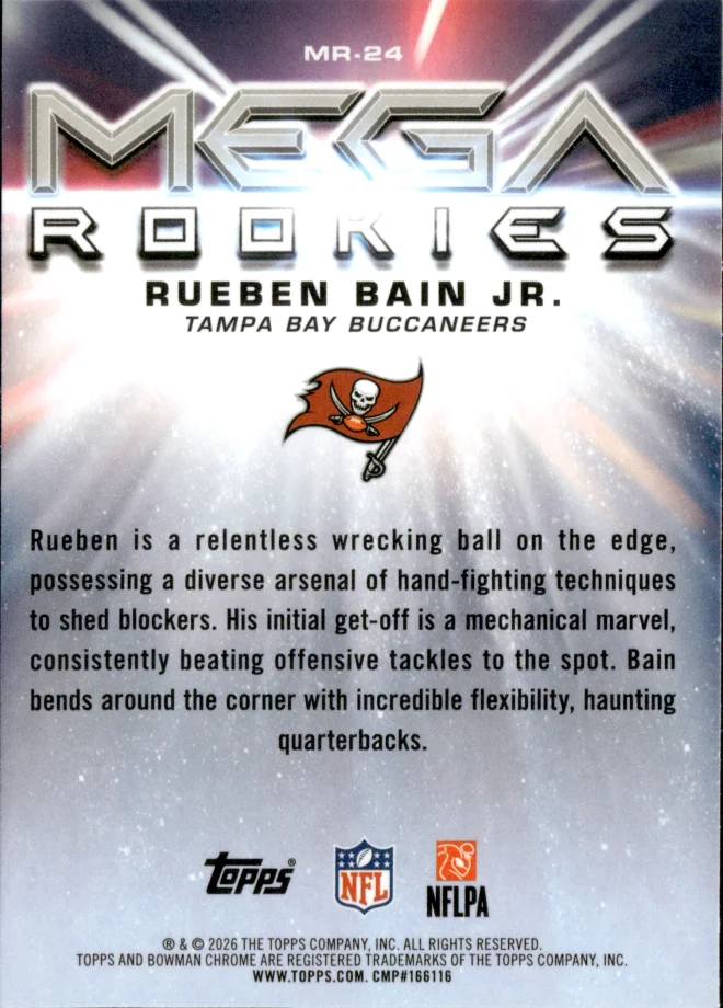 Rueben Bain Jr. card back