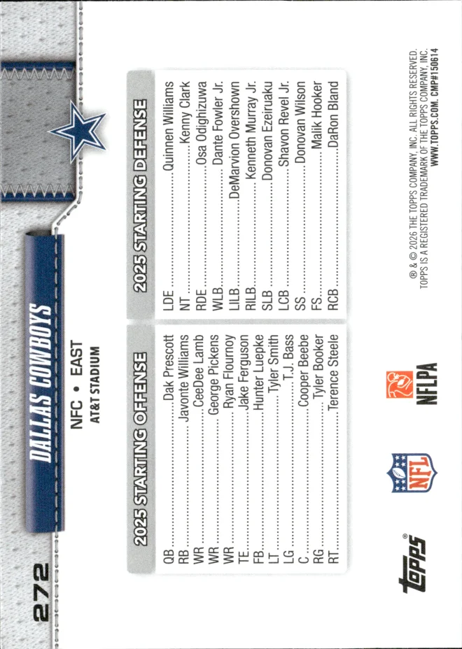Card 4 card back