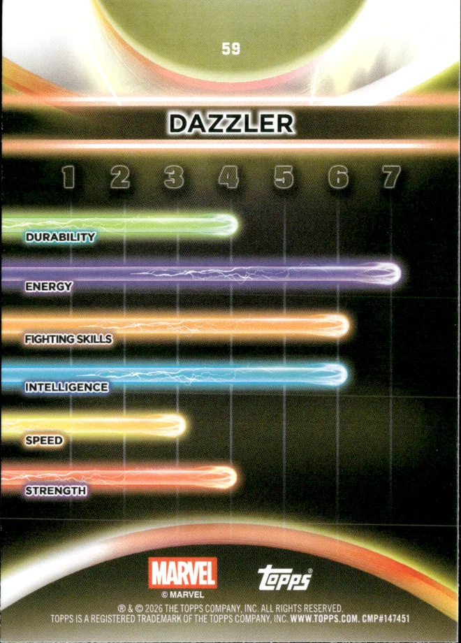 Dazzler card back