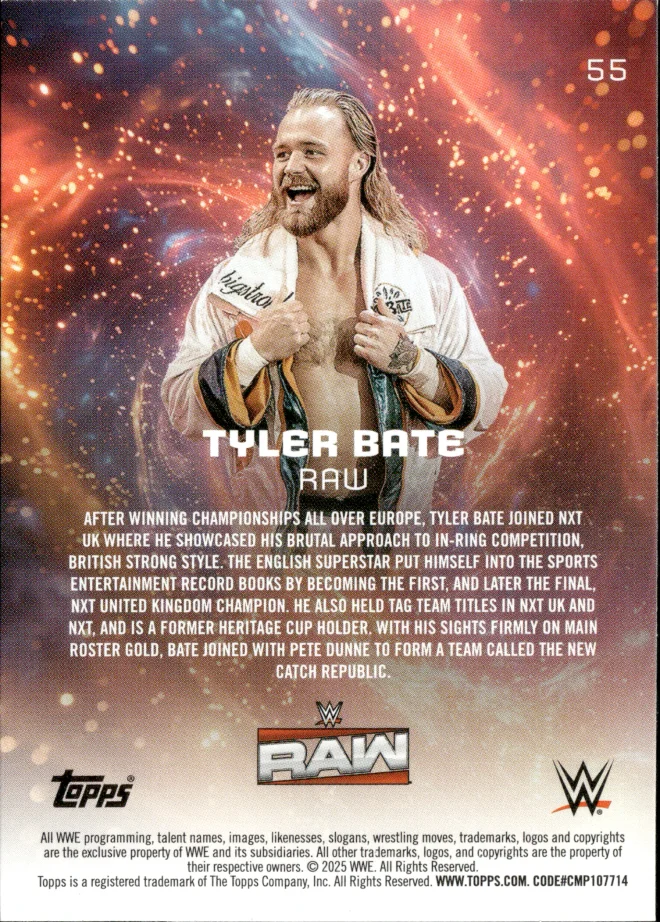 Tyler Bate card back
