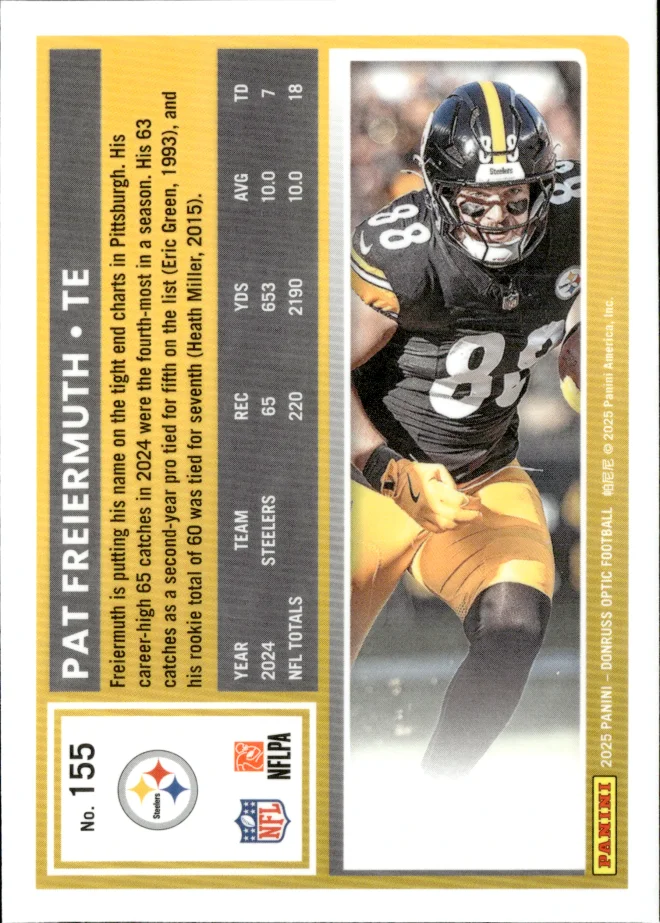 Pat Freiermuth card back