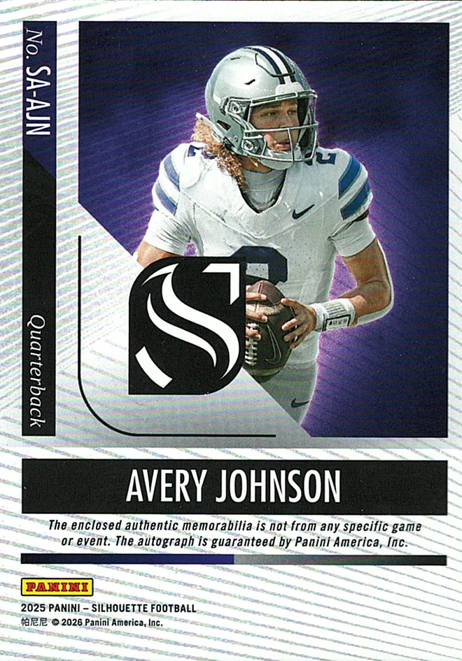 Card 3 card back