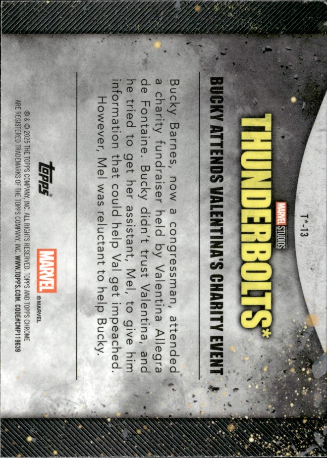 Bucky Barnes card back