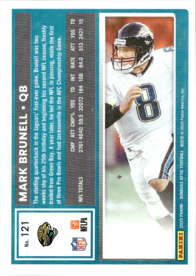 Mark Brunell card back