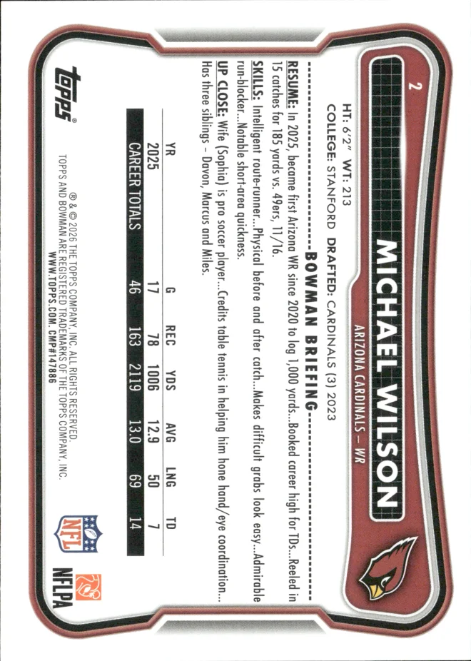 Michael Wilson card back