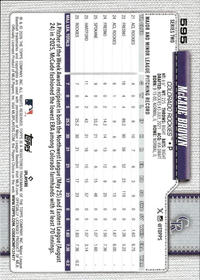 McCade Brown card back