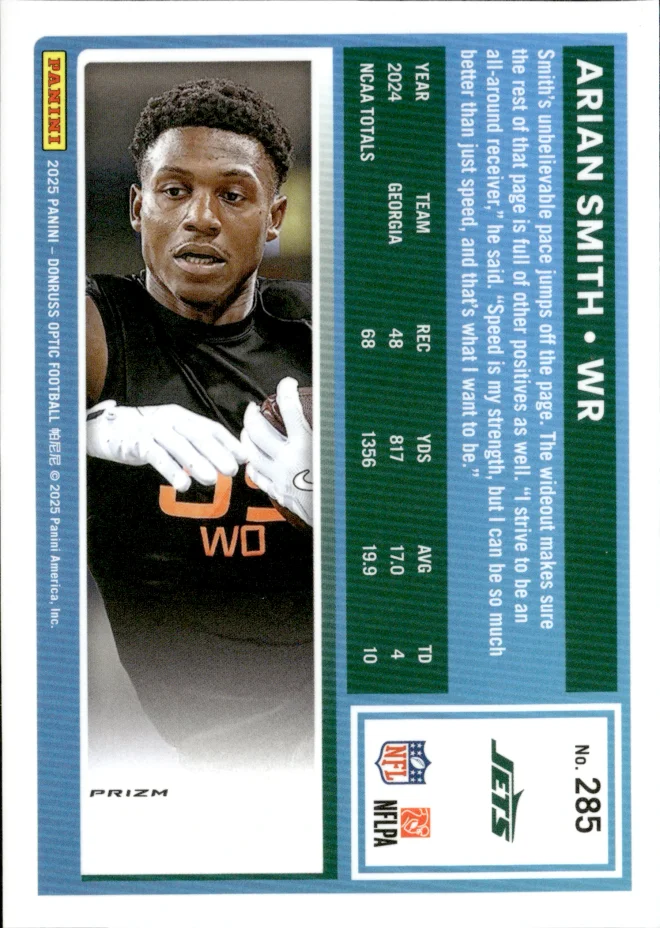 Arian Smith card back